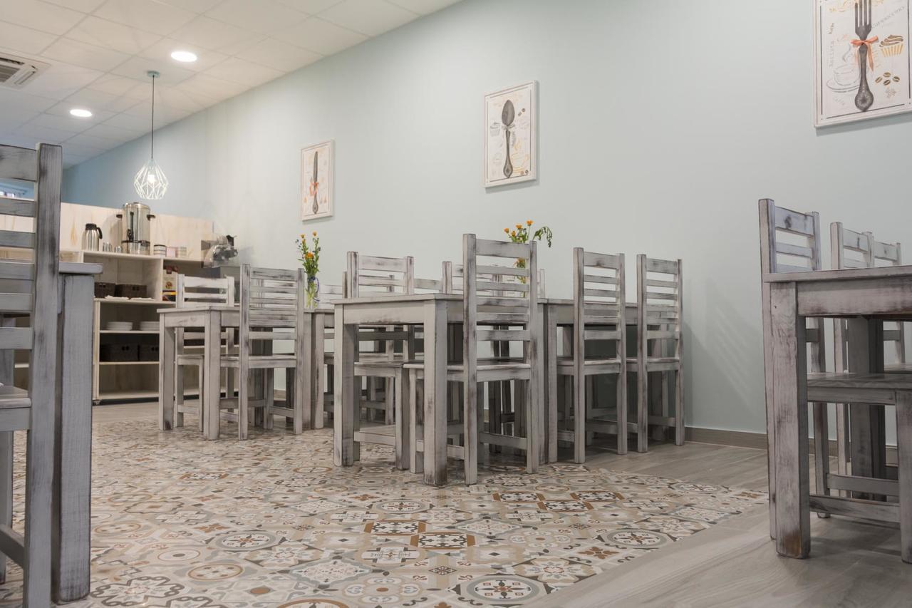 Hotel Mica Palas de Rei Bagian luar foto